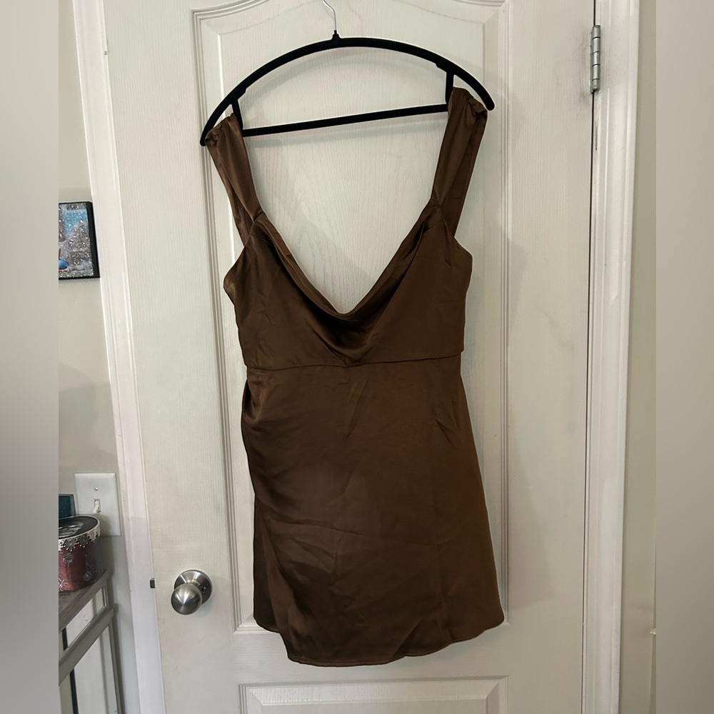 NWT Runaway the Label Havanna Chocolate Mini Dress